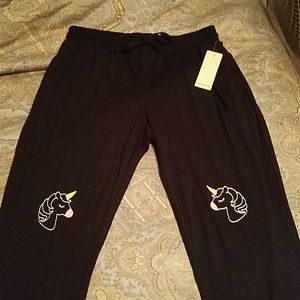 Unicorn knee lounge pants